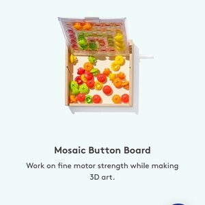 Lovevery Mosaic Button Board | Months 22-24